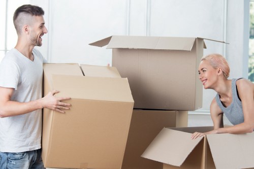 Business relocation transport prepared for a Tottenham Hale commercial move